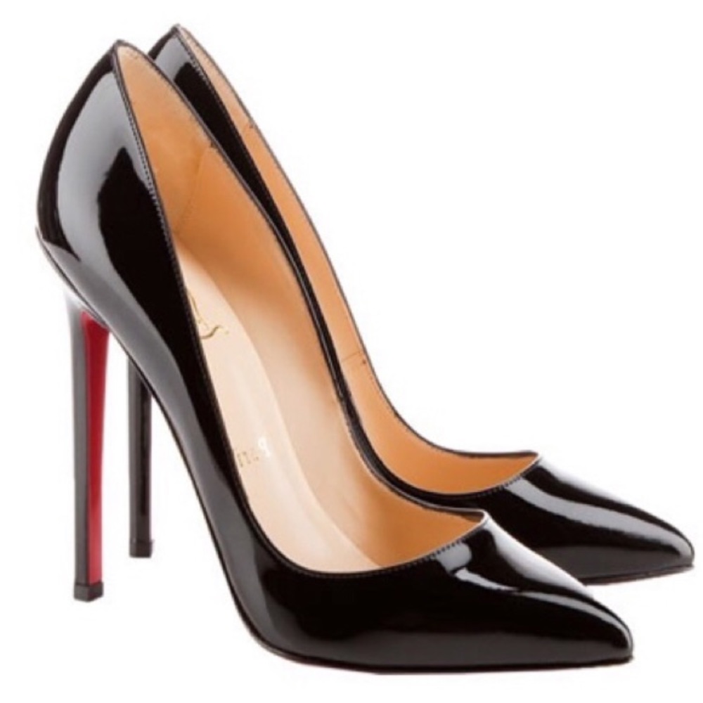 ✨5X HP✨ Christian Louboutin Black 120 pigalle